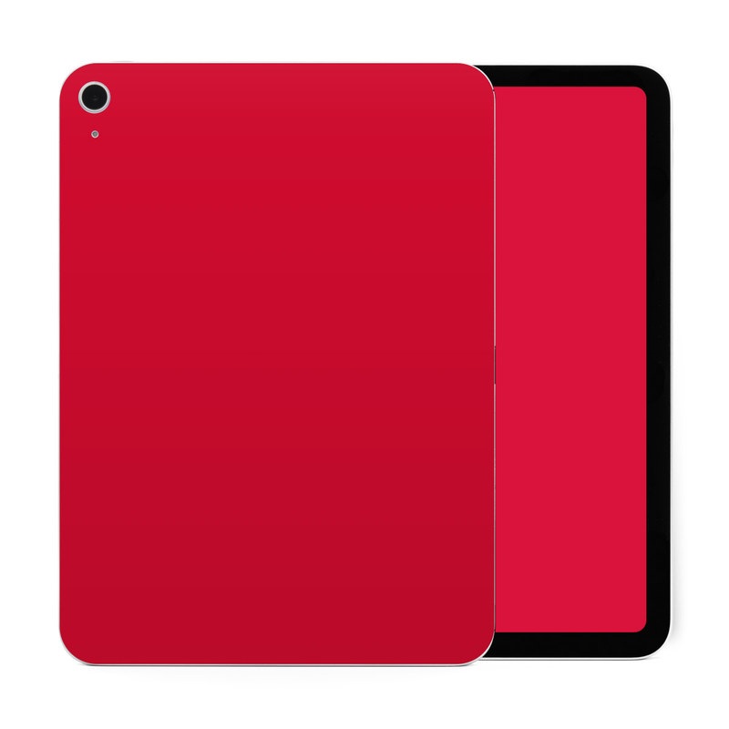 Apple iPad 10th Gen Skin - Solid State Red (Image 1)