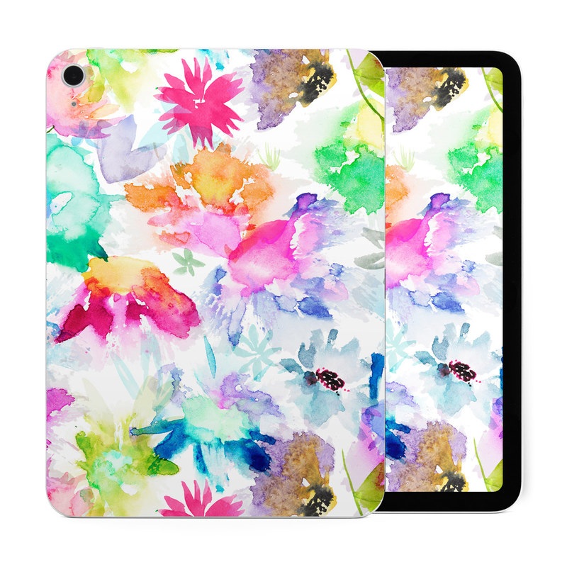 Apple iPad 10th Gen Skin - Watercolor Spring Memories (Image 1)