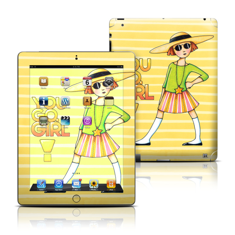 Apple iPad 3 Skin - You Go Girl (Image 1)