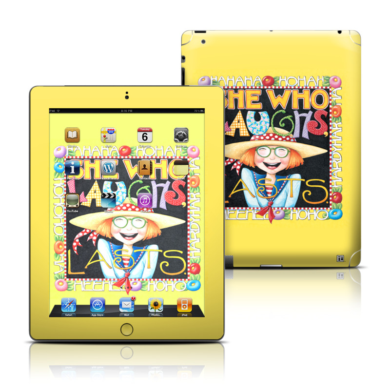 Apple iPad 3 Skin - She Who Laughs (Image 1)