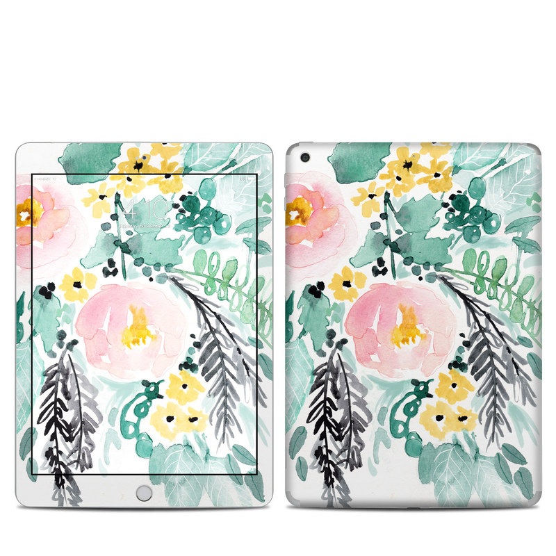 Apple iPad 5th Gen Skin - Blushed Flowers (Image 1)