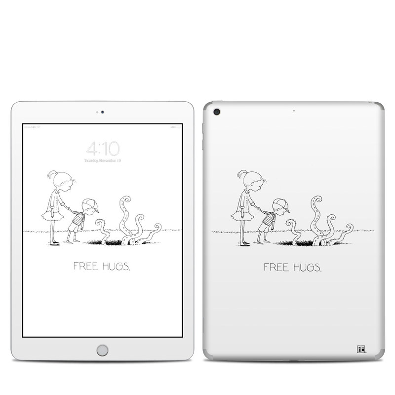 Apple iPad 5th Gen Skin - Free Hugs (Image 1)