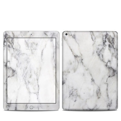 Apple iPad 6th Gen Skin - White Marble