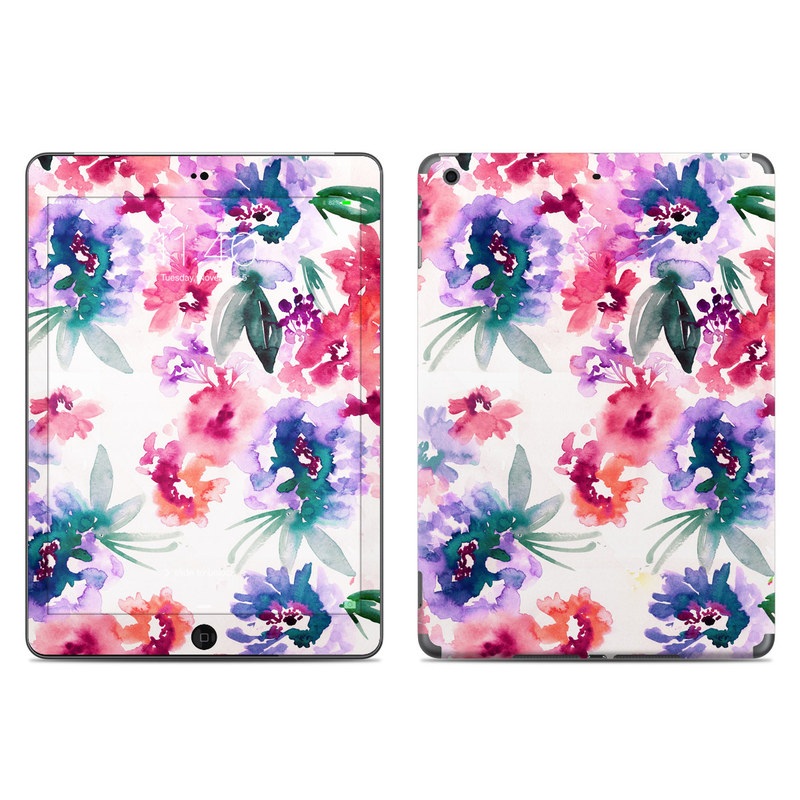 Apple iPad Air Skin - Blurred Flowers (Image 1)