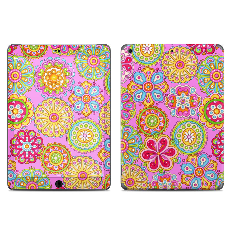 Apple iPad Air Skin - Bright Flowers (Image 1)