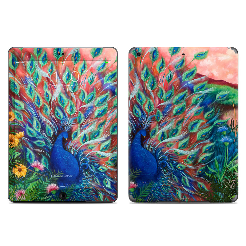 Apple iPad Air Skin - Coral Peacock (Image 1)