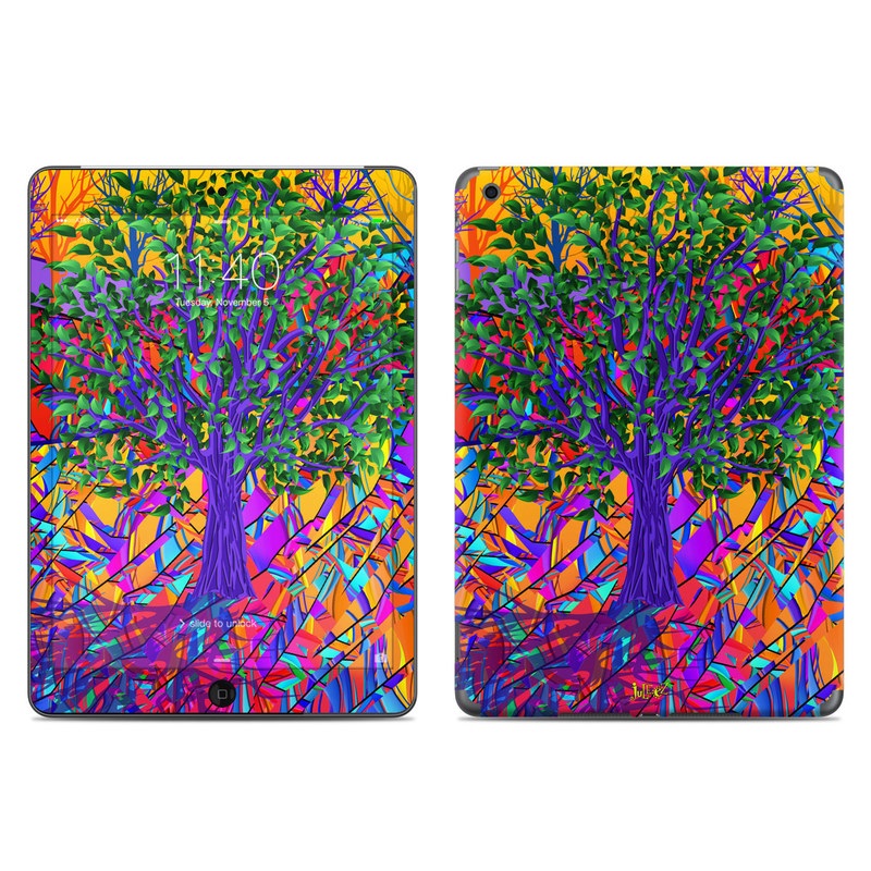 Apple iPad Air Skin - Stained Glass Tree (Image 1)
