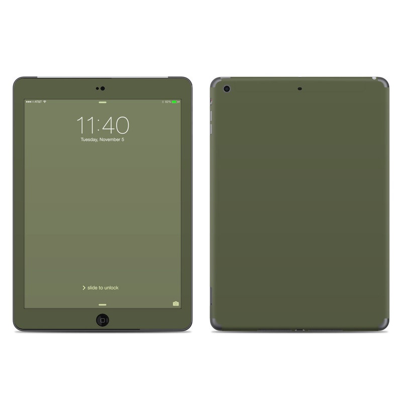 Apple iPad Air Skin - Solid State Olive Drab (Image 1)