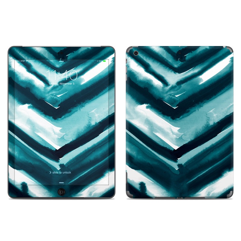 Apple iPad Air Skin - Watercolor Chevron (Image 1)