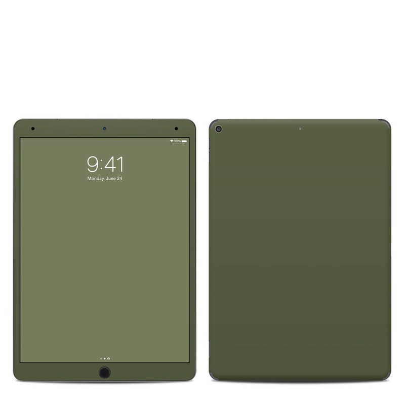 Apple iPad Air 2019 Skin - Solid State Olive Drab (Image 1)