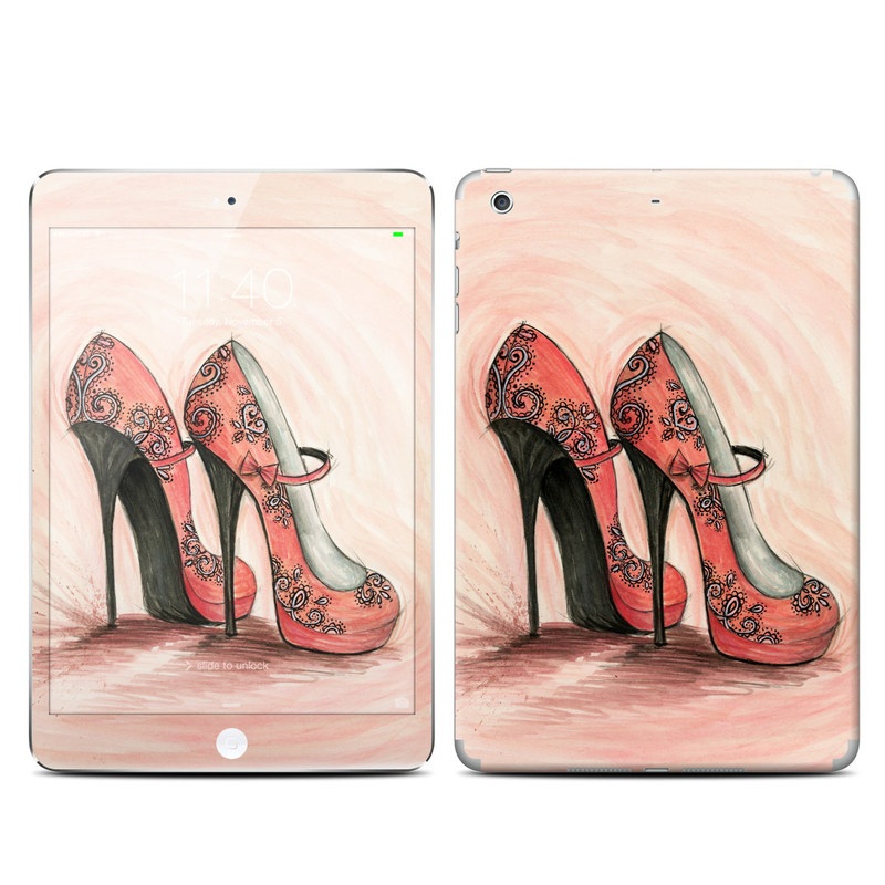 Apple iPad Mini 3 Skin - Coral Shoes (Image 1)