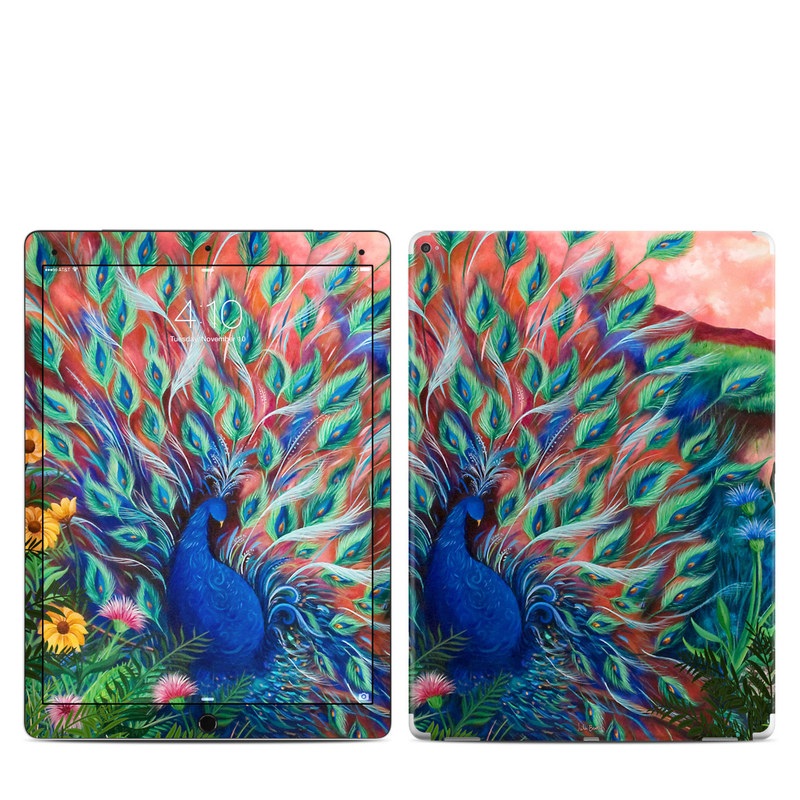Apple iPad Pro 12.9 (1st Gen) Skin - Coral Peacock (Image 1)