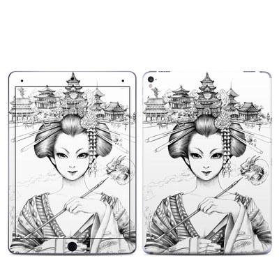 Apple iPad Pro 9.7 Skin - Geisha Sketch