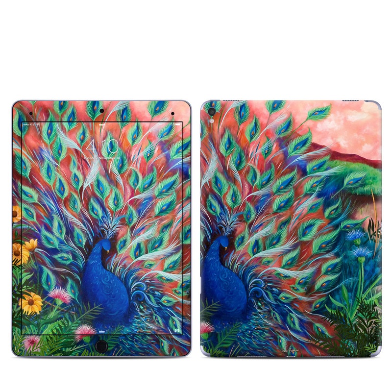 Apple iPad Pro 9.7 Skin - Coral Peacock (Image 1)