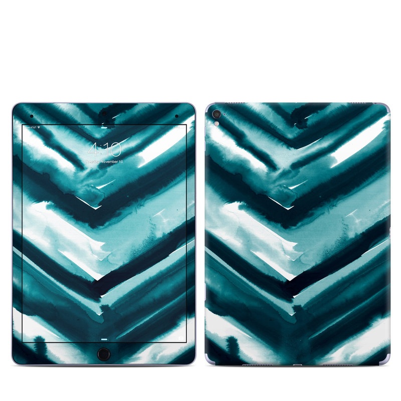 Apple iPad Pro 9.7 Skin - Watercolor Chevron (Image 1)