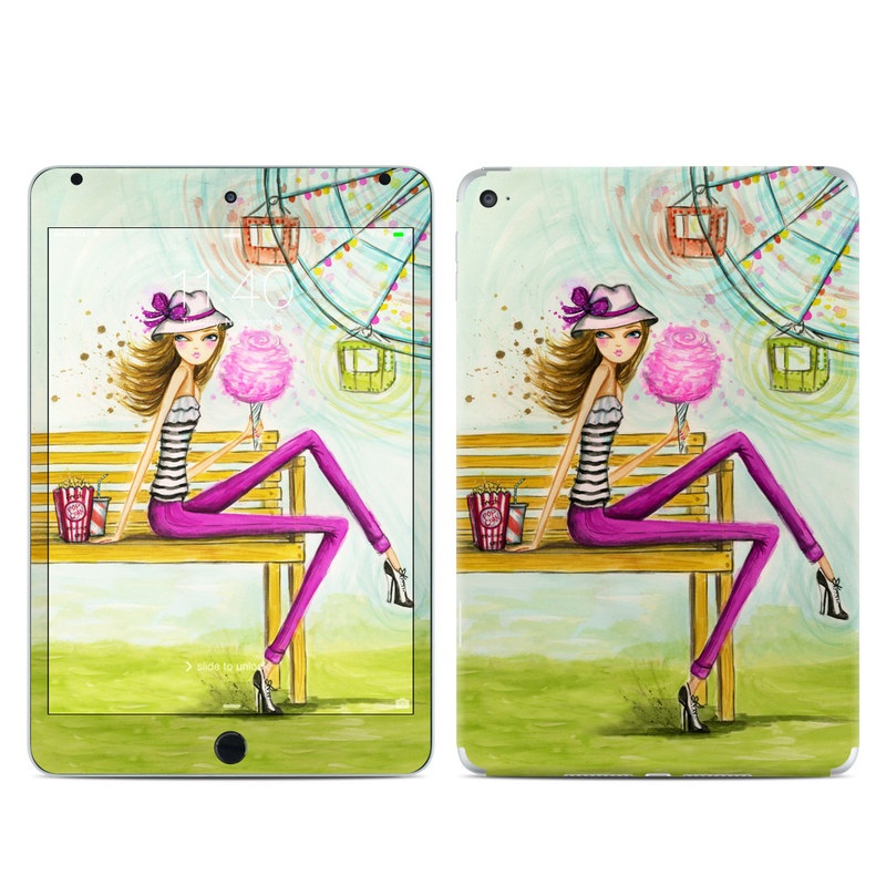 Apple iPad Mini 4 Skin - Carnival Cotton Candy (Image 1)
