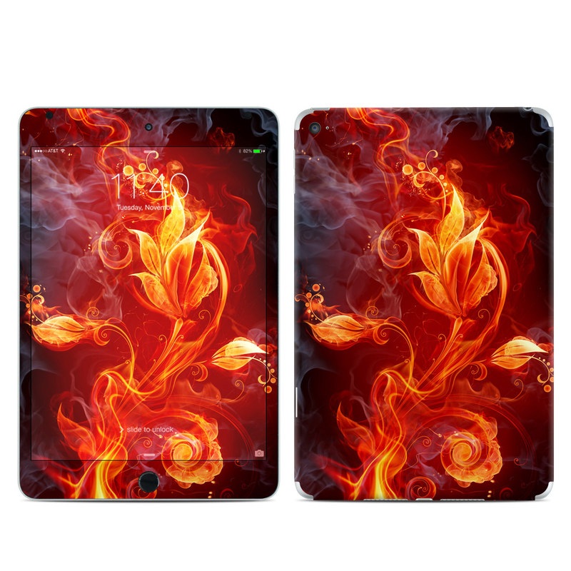 Apple iPad Mini 4 Skin - Flower Of Fire (Image 1)