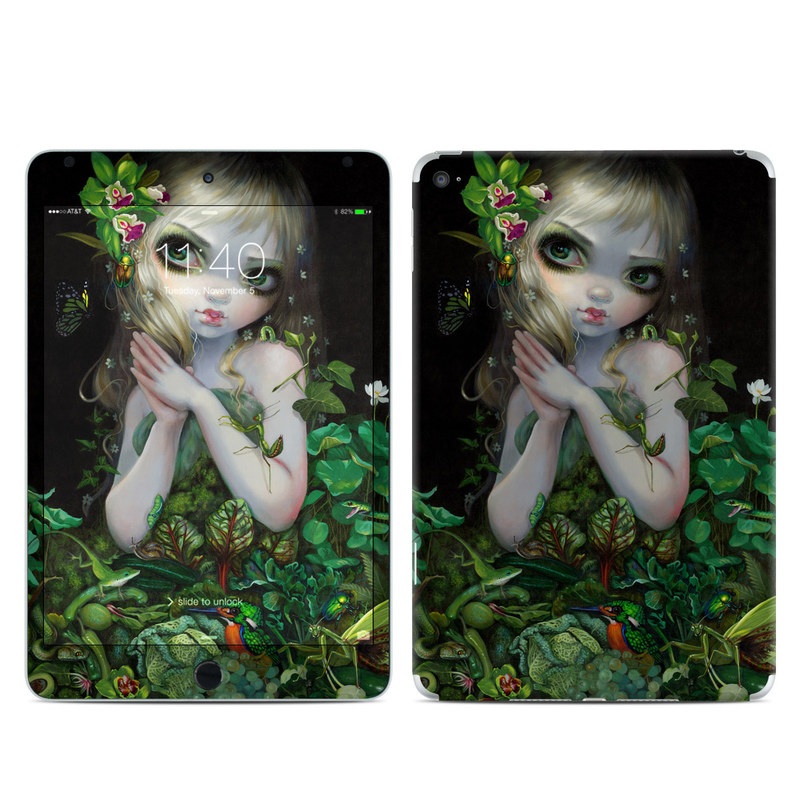 Apple iPad Mini 4 Skin - Green Goddess (Image 1)