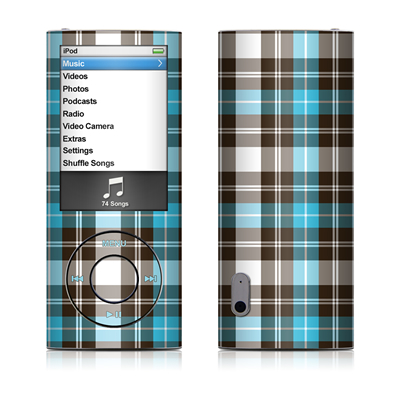 iPod nano (5G) Skin - Turquoise Plaid