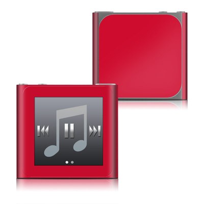 Apple iPod nano (6G) Skin - Solid State Red