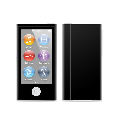 Apple iPod Nano (7G) Skin - Solid State Black