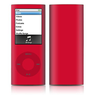 iPod nano (4G) Skin - Solid State Red