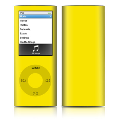 iPod nano (4G) Skin - Solid State Yellow