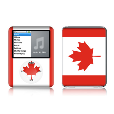 iPod nano (3G) Skin - Canadian Flag