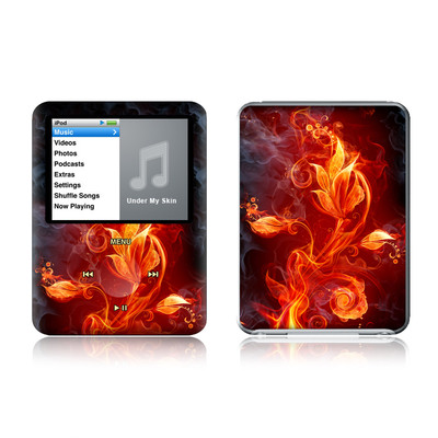 iPod nano (3G) Skin - Flower Of Fire