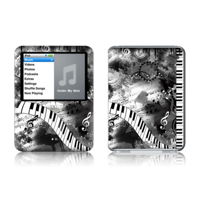 iPod nano (3G) Skin - Piano Pizazz
