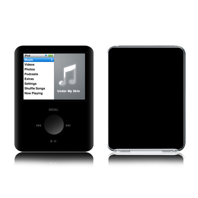 iPod nano (3G) Skin - Solid State Black
