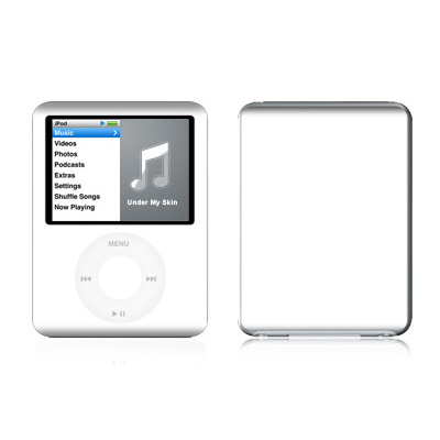 iPod nano (3G) Skin - Solid State White