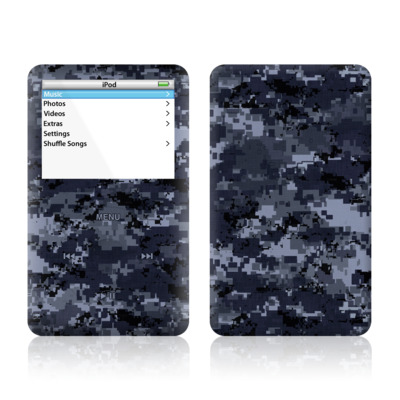 iPod Video (5G) Skin - Digital Navy Camo