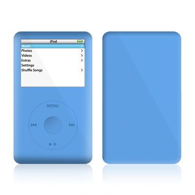 iPod Video (5G) Skin - Solid State Blue