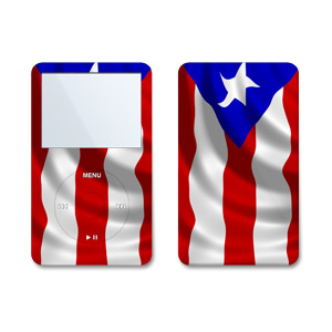 iPod Video (5G) Skin - Puerto Rican Flag (Image 1)
