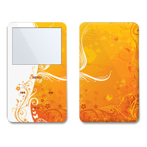 iPod Video (5G) Skin - Orange Crush