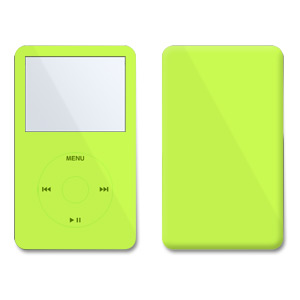 iPod Video (5G) Skin - Solid State Lime