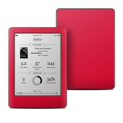Kobo Glo Skin - Solid State Red