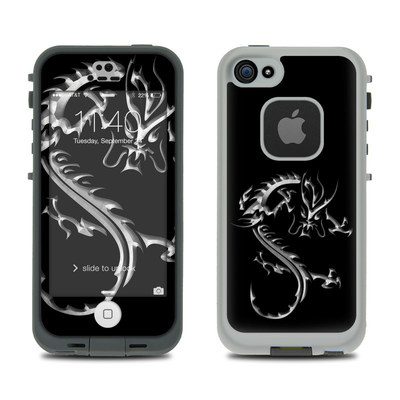 LifeProof iPhone 5S Fre Case Skin - Chrome Dragon