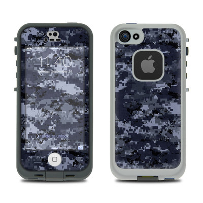LifeProof iPhone 5S Fre Case Skin - Digital Navy Camo