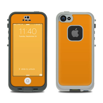 LifeProof iPhone 5S Fre Case Skin - Solid State Orange