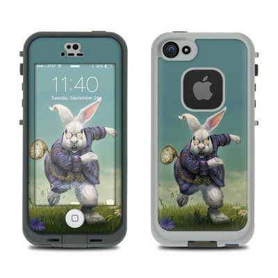 Lifeproof iPhone 5S Fre Case Skin - White Rabbit
