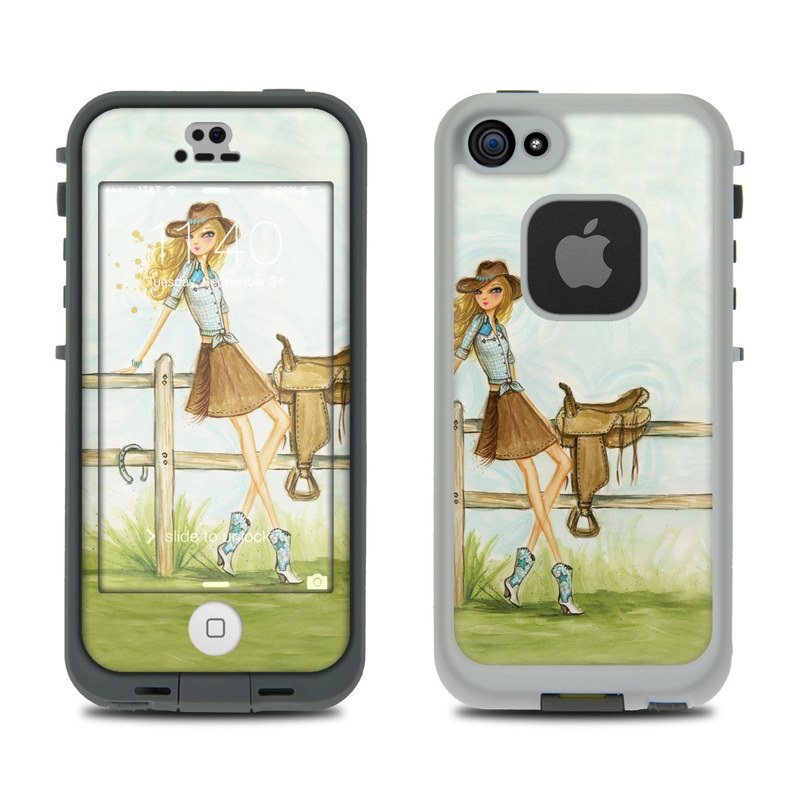 Lifeproof iPhone 5S Fre Case Skin - Cowgirl Glam (Image 1)