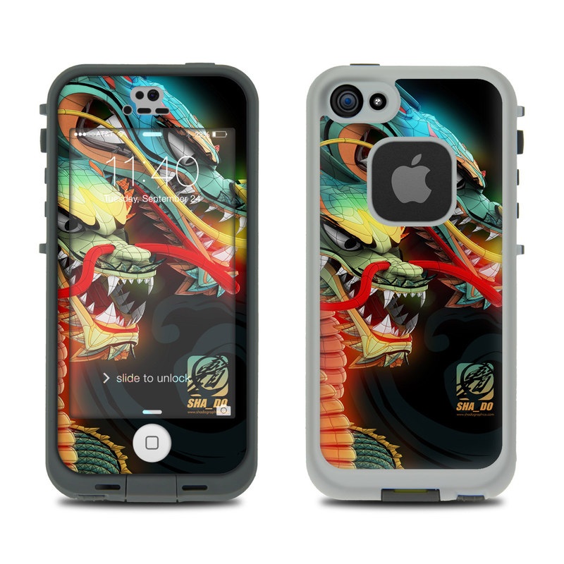 Lifeproof iPhone 5S Fre Case Skin - Dragons (Image 1)