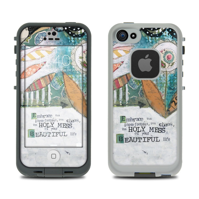 Lifeproof iPhone 5S Fre Case Skin - Holy Mess (Image 1)