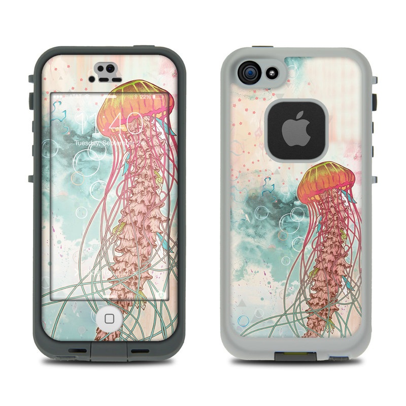 Lifeproof iPhone 5S Fre Case Skin - Jellyfish (Image 1)