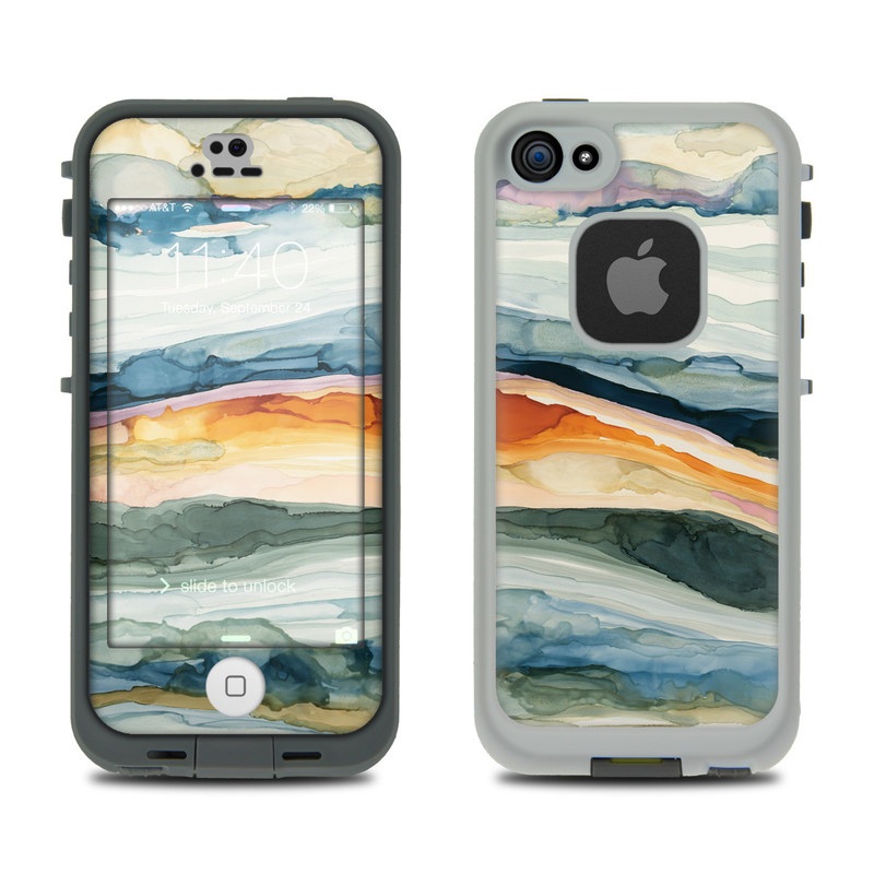 Lifeproof iPhone 5S Fre Case Skin - Layered Earth (Image 1)