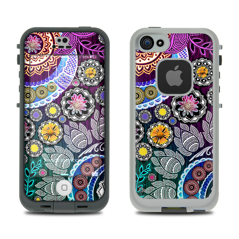 LifeProof iPhone 5S Fre Case Skin - Mehndi Garden (Image 1)