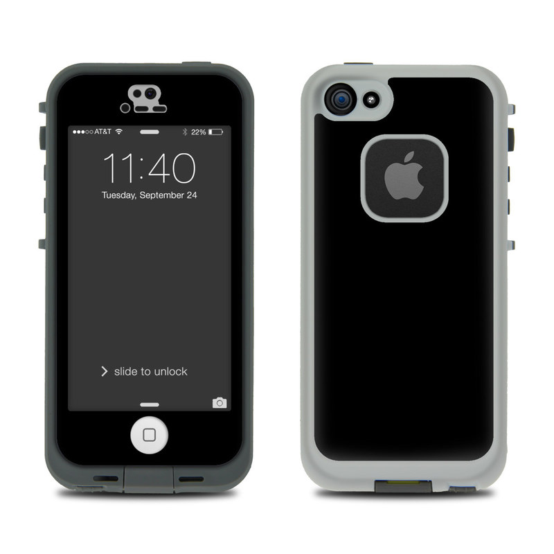 LifeProof iPhone 5S Fre Case Skin - Solid State Black (Image 1)