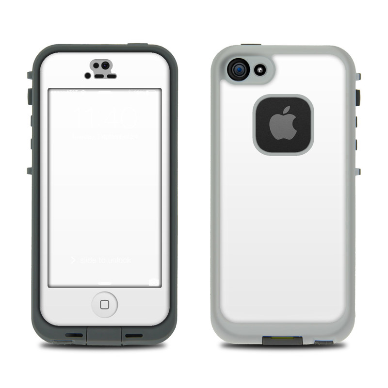 LifeProof iPhone 5S Fre Case Skin - Solid State White (Image 1)